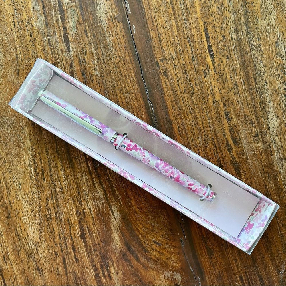 Floral Pink Ball Point Pen in Gift Box